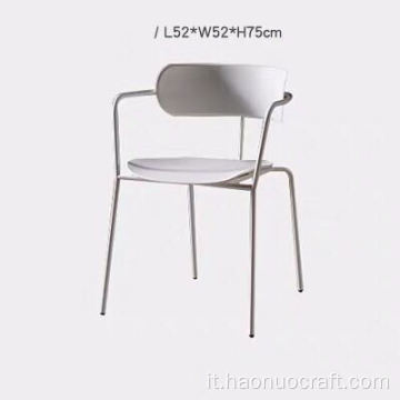 da esterno o da interno Lo schienale di una sedia
